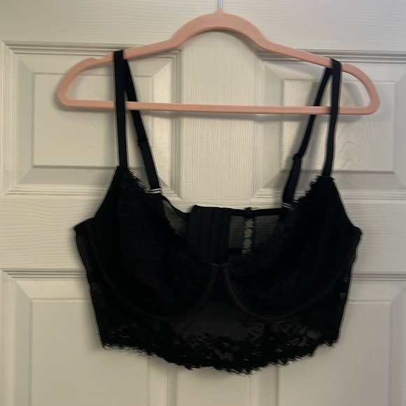 131 NWT SKIMS LACE UNLINED BALCONETTE CORSET and low rise dipped booster 2x set - Picture 1 of 7